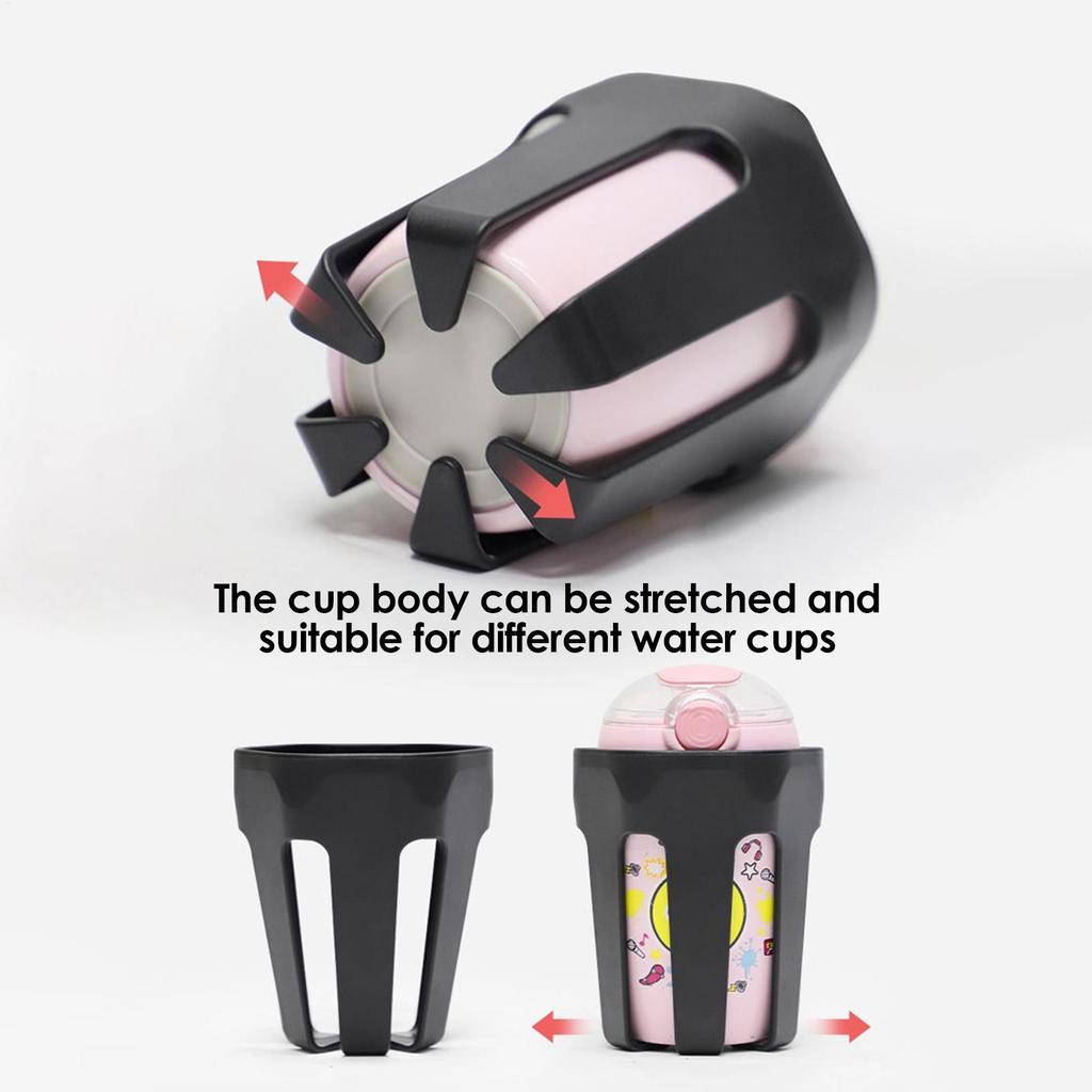 Stroller Cup Holder 360 Degrees Rotation Water Bottle Holder Stroller Accessories Bicycle cup holder Fits most cups for Daily