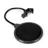 Microphone Filter Cover Dual Layered Mic Windscreen Isolation for Vocal Recording NEW