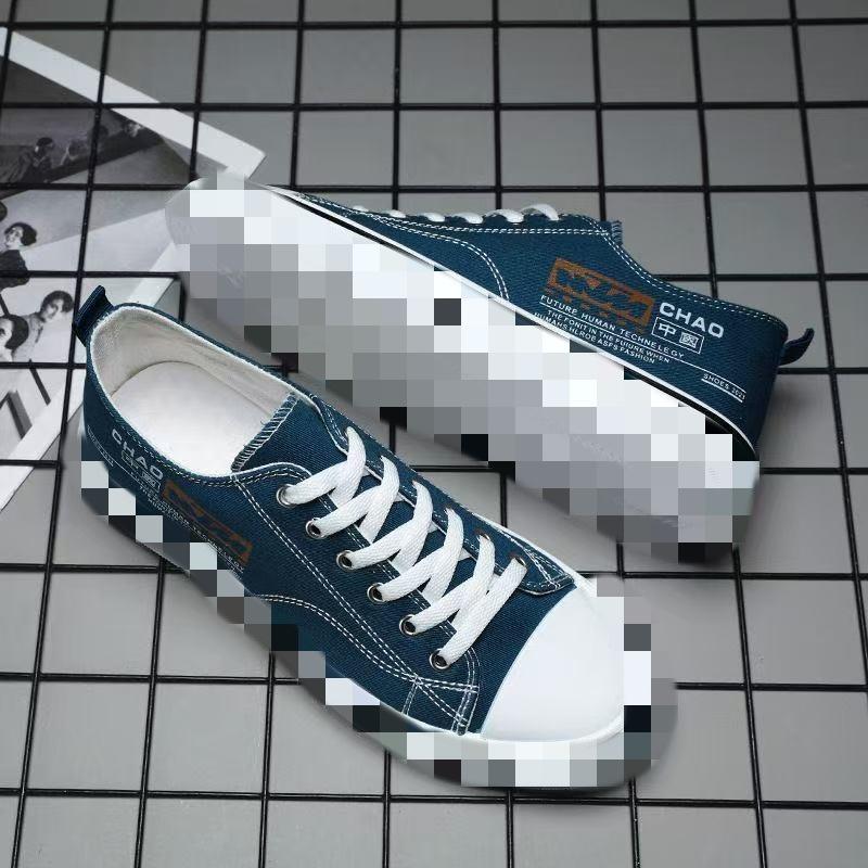 New men's canvas shoes spring breathable casual board shoes teen college style simple casual board shoes