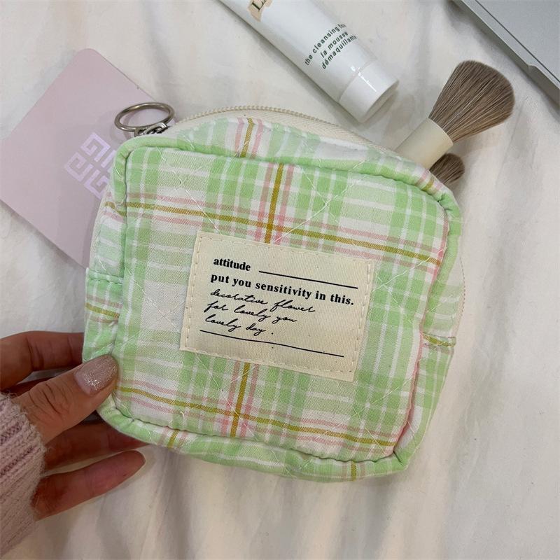 Cute Mini Cosmetic Bag Portable Candy Color Storage Bag Wash Bag Bag