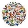 50PCS Toy Story Notebook Set: Children's Diaries, Drawing Paper, Stickers, Scooter Anti-Slip Mats
