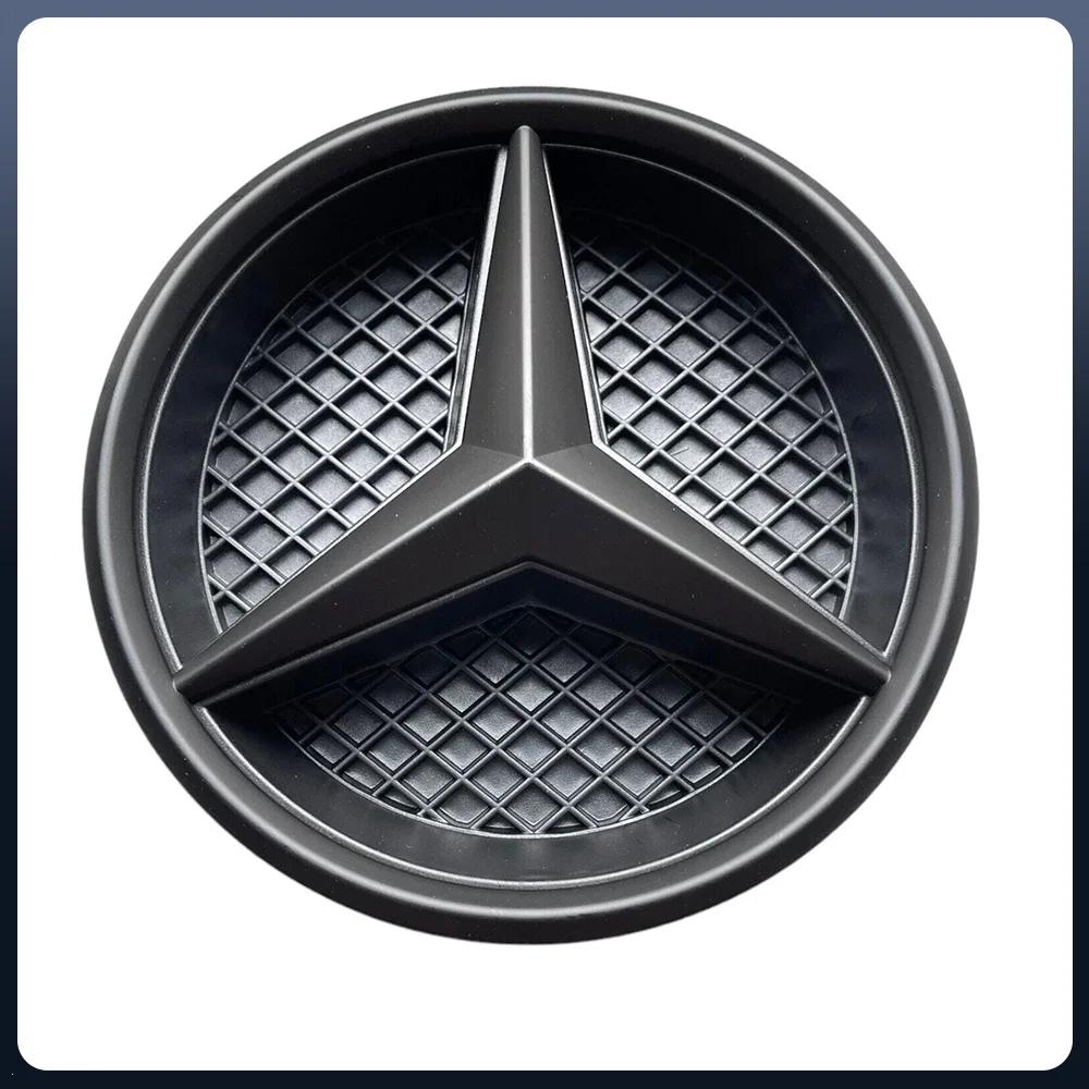 Hot Car Sticker For Mercedes Benz Silver And Black OE Style Front Grill Star Emblem Chrome Logo Badge W176 W246 W205 W212 W207 W