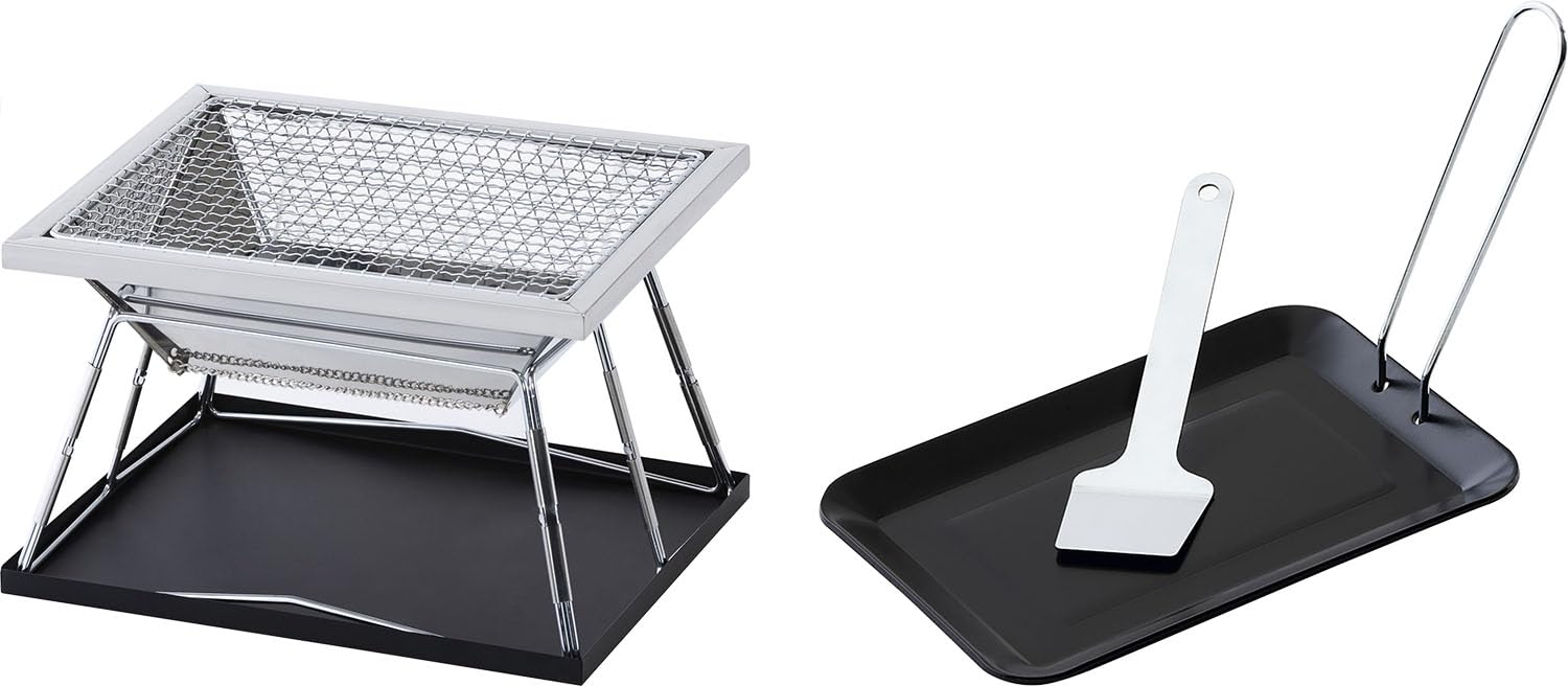 

NorthEagle Outdoor Нержавеющая сталь Solo Chef Набор сковороды-гриль 3899370 One-Touch &