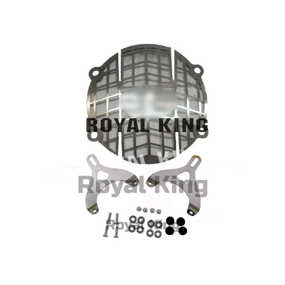 Silver "Headlight Grill Set Net Design" Fit for Royal Enfield Meteor 350
