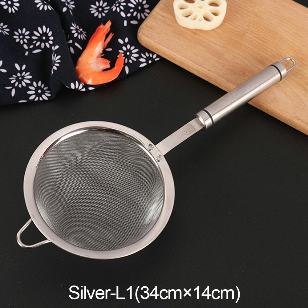 Fine Mesh Skimmer Spoon Stainless Steel Tea Strainer New Food Strainer  Juice Filtering