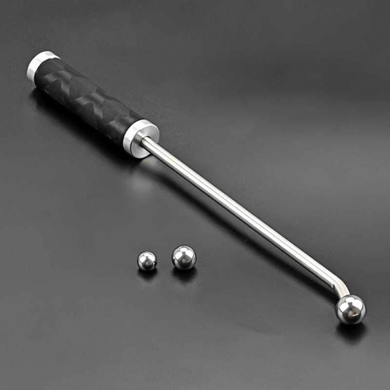 Multipurpose Brass Instrument Restoration Tool Stainless Steel Texture Ergonomic Long Handle and 3 Repair Spheres
