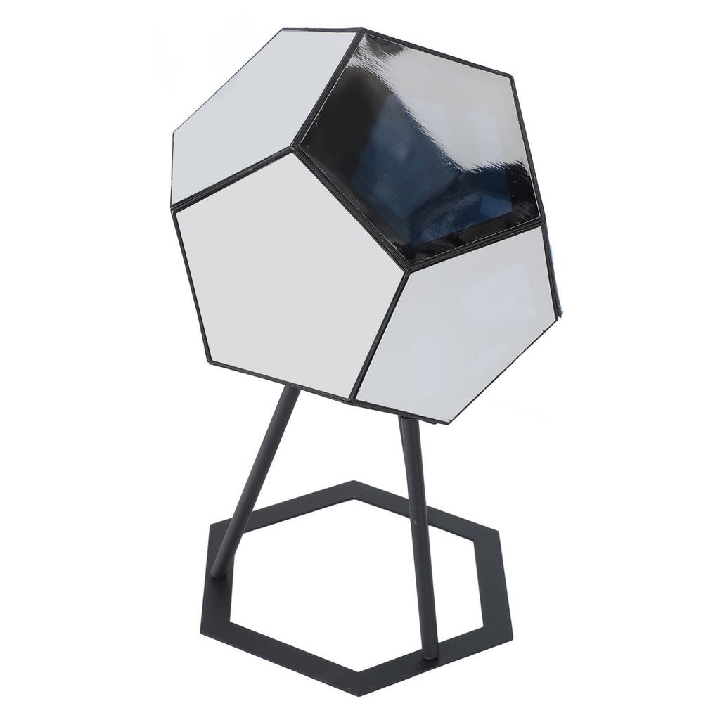 Światło LED Dodekaedr Zasilane przez USB Synchronizacja z Muzyką Zmieniające Kolor Kolorowa Lampa Ambientowa ze Stojakiem dla