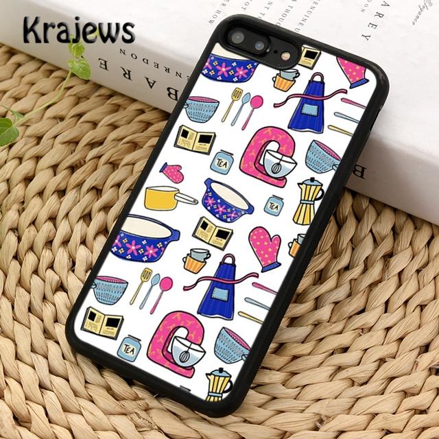 

Baking Cooking Utensils Chef For iPhone 17 Air 16 Phone Case Cover 15 14 plus 12 13 pro max coque Shell Fundas iPhone 15
