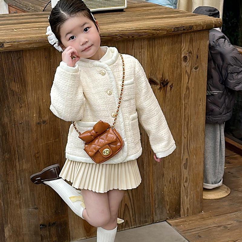 Trendy Korean Style Mini Shoulder Bag For Children In Fashionable Colors