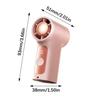 Quiet Handheld Fan 6 Speed Mini Cooling Desk Fan USB-White 1