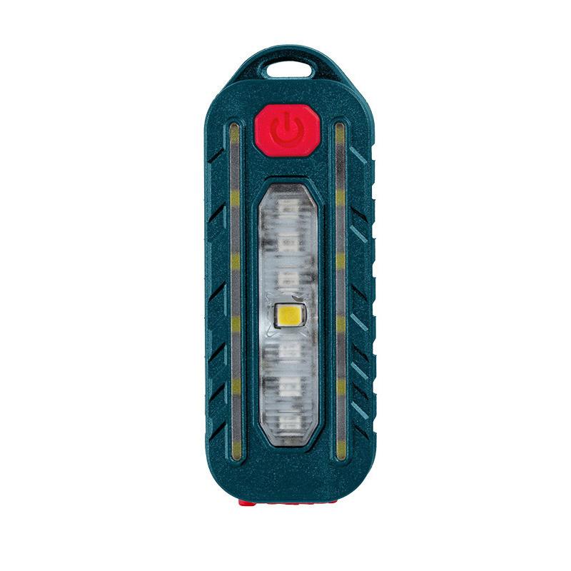 

1Pc Multifunction Red and Blue Warning Light USB Charging Bicycle Tail Light LED Waterproof Police Shoulder Clip Helmet Lamp Blue