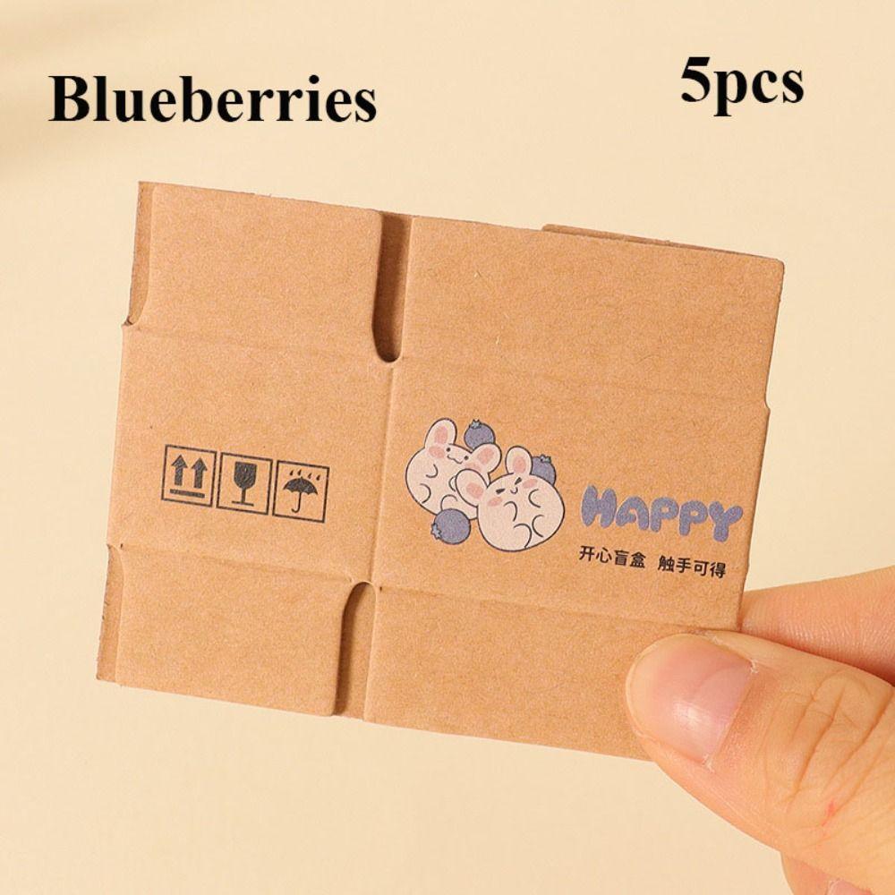 5Pcs 6 Styles Carton Express Box 1:12 Doll House Decor New Decor Toy  Dollhouse Decoration