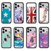 2025 Nouvelle Fleur Sauvage 3D WF Cerisier Arc-en-ciel Étoile Coque de Téléphone pour iPhone 17 Pro Max 16 Plus Air 12 13 14 15 16 Housse Drapeau Dessin animé cas