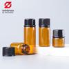Amber Sample Bottles with Screw Caps, 1mL To 5mL - Essential Oil Decanting and Trial Size Glass Containers