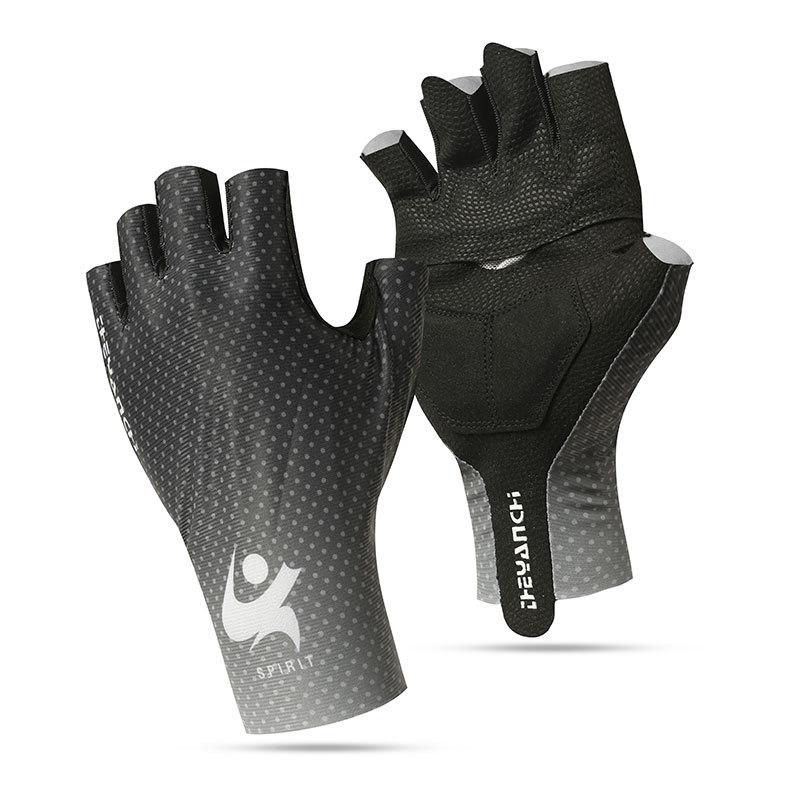 Summer half finger riding gloves sun protection non-slip breathable shock absorption sports outdoor fishing road riding gloves