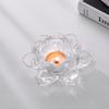 Modern Minimalist Chinese Lotus Glass Candle Holder Home Decor Scented Aromatherapy Vase