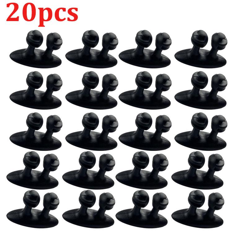 Car Mobile Phone Charger Cable Line Organizer Clip Clamp Self Adhesive Holder Manager Charger Auto Interior Clasp Accessories
