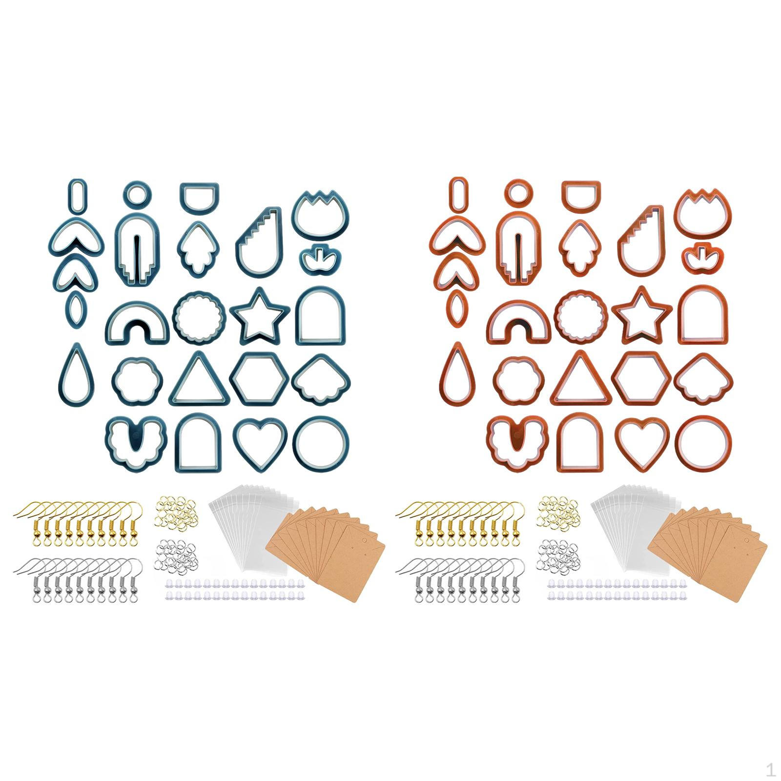 

124 шт. Полимерная глина Серьги ПП материал Премиум