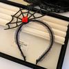 Non-slip Spider Web Headband Halloween Spider Hair Hoop Spider Hairband  Female Use