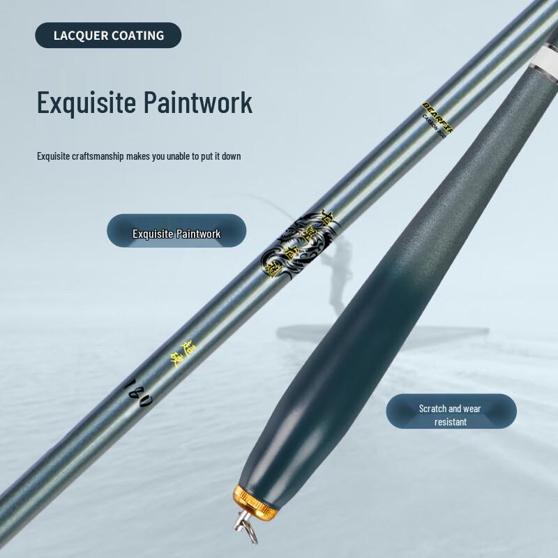 Bear Fire Dragon Abyss Portable Stream Fishing Rod Set