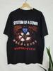 Sistema di Una T-shirt della Collezione SOAD -2005 Stampa della Copertina dell'Album Hypnotize, Modello Iconico e Titolo della Canzone, Unisex - Uomo Su...