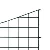 VidaXL Garden Fence Set Arched Lower Fence Stream Fence Pool Garden Edging Animal Enclosure 146104