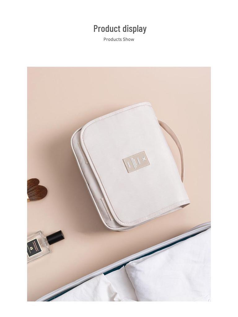 Portable Waterproof Travel Makeup Bag for Men & Women - Large Capacity & Multifunctional