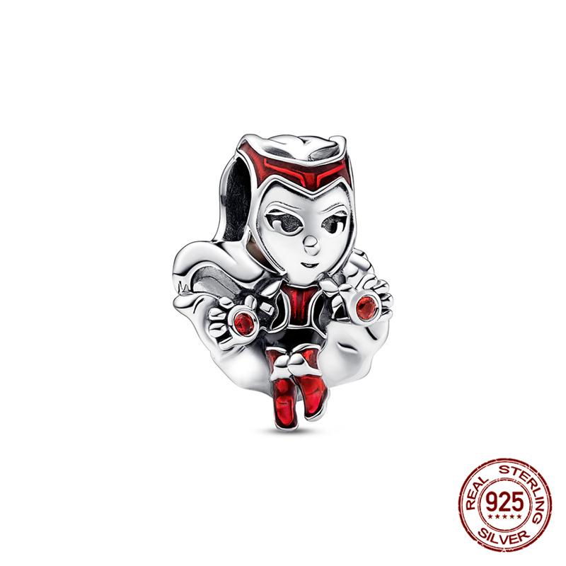 Tree Spirit Cheshire Cat Stitch Bead Giant Dumbo charms plata de ley 925 original Fit Bracelet DIY Jewelry Making Women's Gift