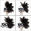 Rhinestones Half Face Mask Masquerades Mask, Mardi Gras Decorations Venetians Mask Womens Halloween Mardi Gras Costume