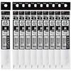 Pentel Ballpoint Pen Refill XBXM5H-A 0.5 Black 10 Pack