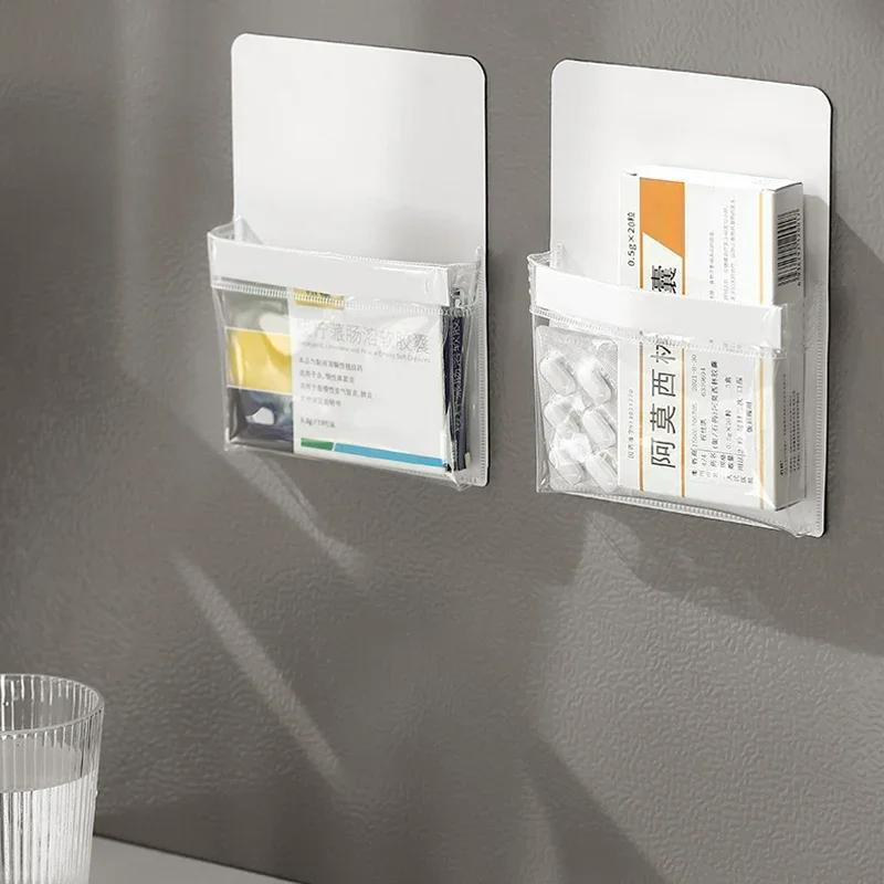 2026 Neue Kühlschrank-Magnettasche Kühlschrank-Seitenwand-Aufbewahrungsregal Magnet Nicht-Perforierte Diverse Aufbewahrungsbox