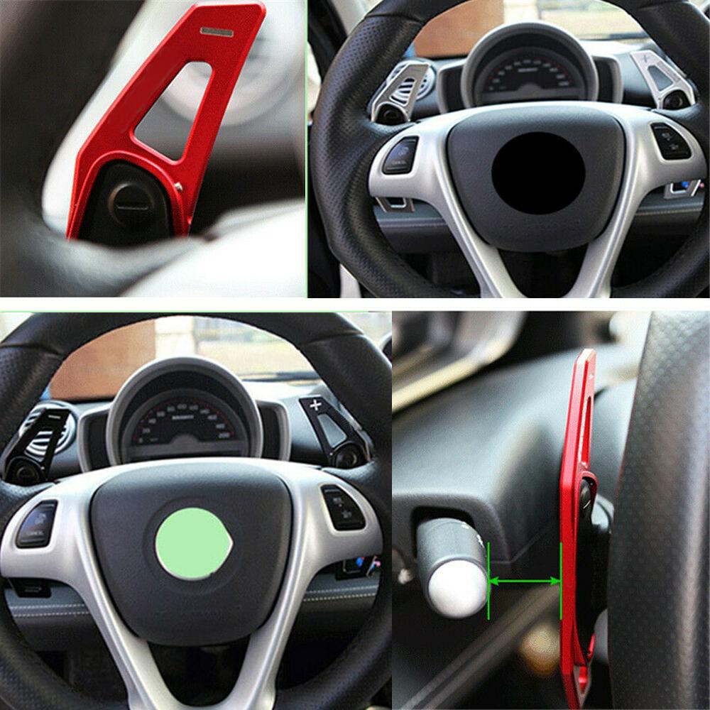 Car Steering Wheel Shift Paddle Shifter Extension For Smart Fortwo 2009-2017 Forfour 2015-2017 Aluminum Car Accessories 2pcs
