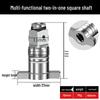 Adaptador de Broca para Chave de Torque Elétrica de Uso Duplo Dayi: Ferramenta de Ponta de Chave de Fenda Quadrada Multifuncional