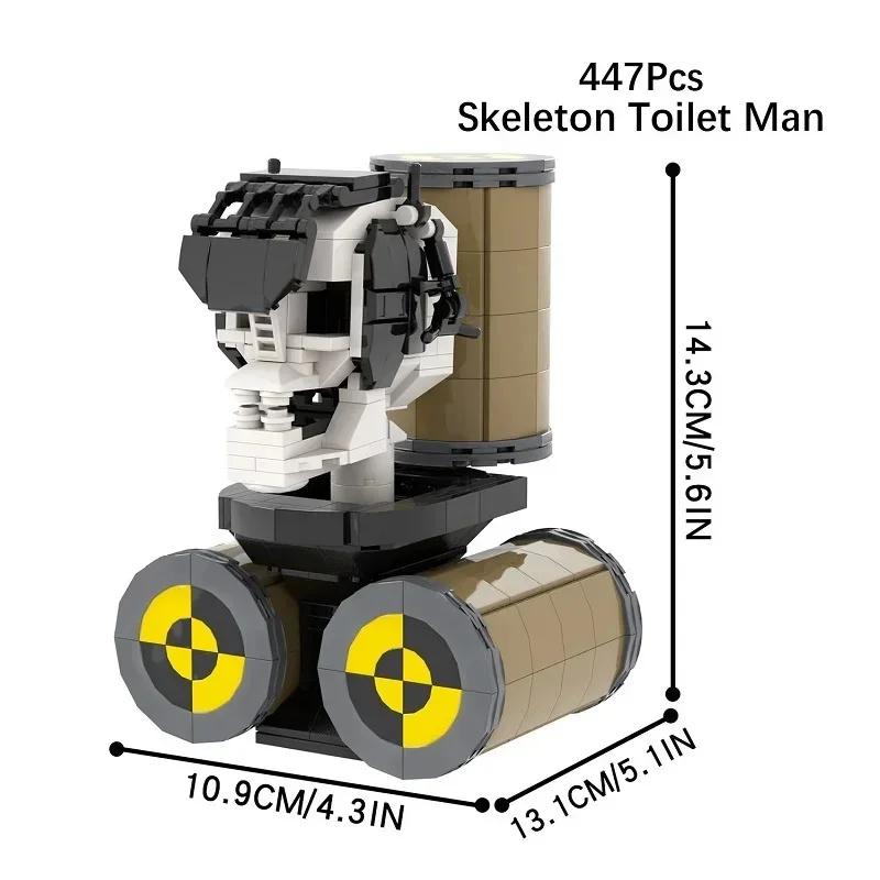 Skibidi Toilet Building Blocks Zombie Skibidi Toilet Logo The Audio Man And Camera Titan Man Building Block DIY Bricks Toys