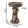 Garden Animal Resin Feeder, Hummingbird Bathtub, Outdoor Decoration, Decorative Sculpture, Crafts