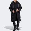 Adidas Outdoor Sports Detachable Vest Long Hooded Down Jacket Winter Unisex Outerwear Black H13853
