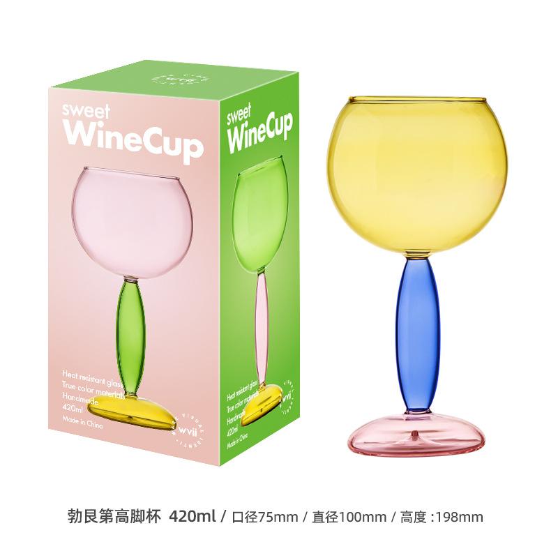 1pc Verre à Vin Verres Bordeaux Bourgogne Gobelet à Cocktail Barware Décor de Table Tasse Gobelet à Whisky