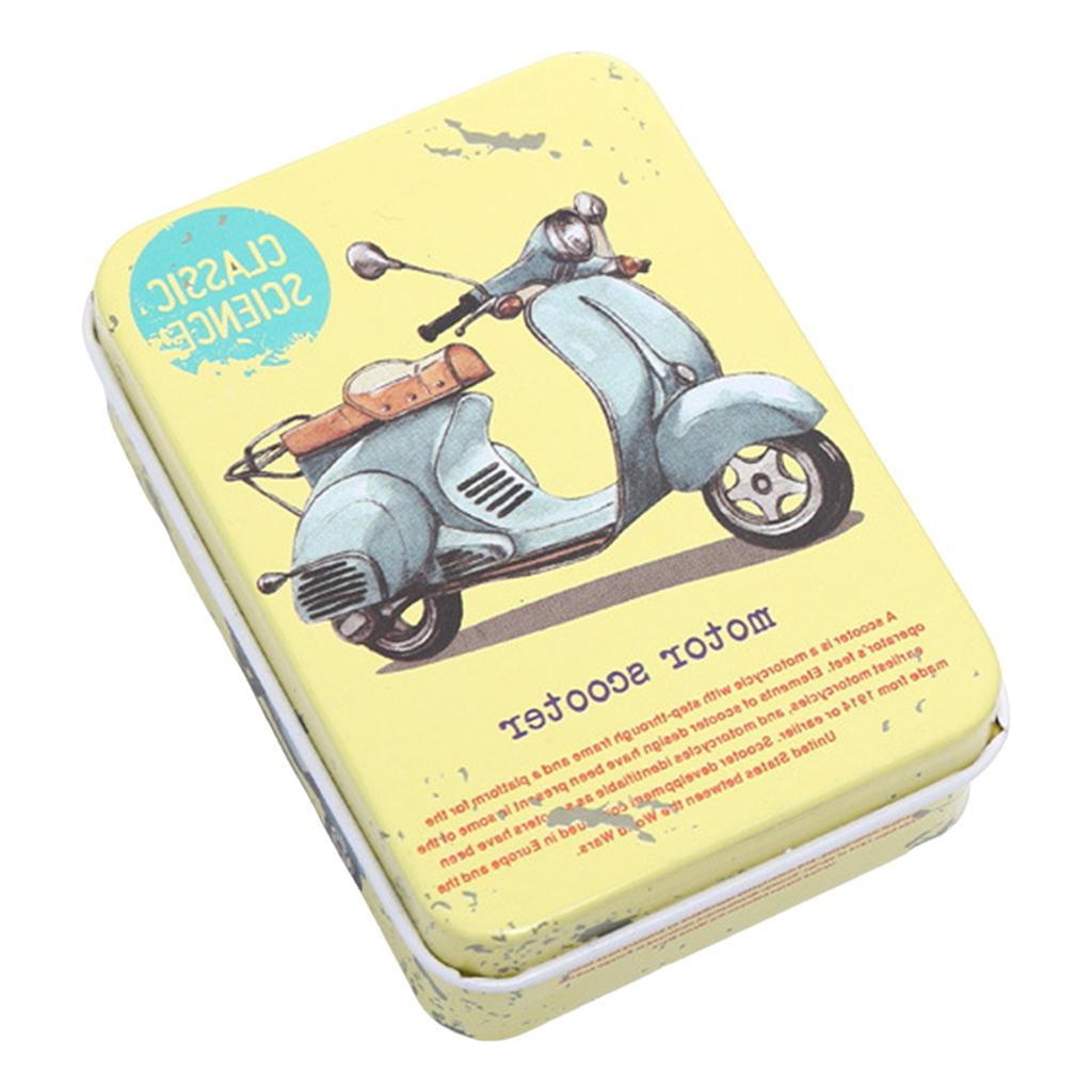 Cute Cartoon Storage Boxes  Metal Tinplate Box Small Empty Cartoon Trinket Coin Containers For Stickers Watercolor Jewelry