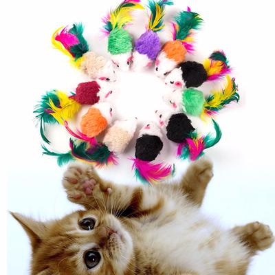 False Mouse Pet giocattoli per gatti interattivi economici Mini topi divertenti e animali che giocano giocattoli per gatti