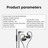 Digitale Chip Kabelgebundene Kopfhörer 3,5 mm AUX/Typ C 9D HIFI Schwerer Bass In-Ear Headsets Mit Mikrofon Kopfhörer Für Samsung Huawei Xiaomi OPPO iPad PC