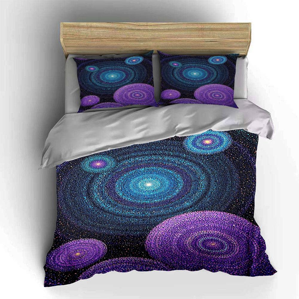 Galaxies and starry spirals. Bedding sets Duvet cover sets Duvet covers Pillowcases(1 * Duvet Cover 2 * Pillowcases without duvet insert)