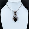 Black Onyx Pendant Copper Wire Wrapped Pendant Natural Gemstone Pendant Copper Jewelry Handmade Pendant Anniversary Gift Wire Wrap Jewelry