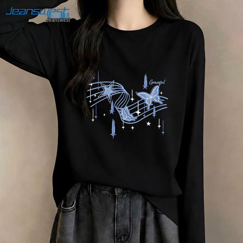 Jeanswest Butterfly Graphic Long Sleeve T-Shirt S