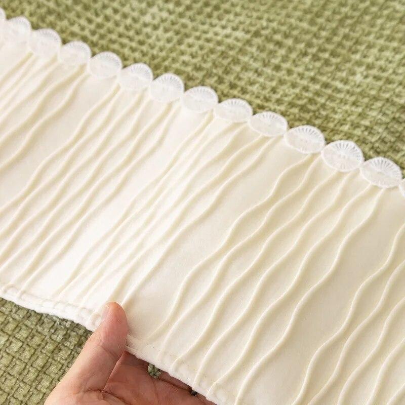 New Chenille Lace Trimmings Sofa Cover for Living Room Modern Sofa Cushion Couch Universal for All Seasons Protector Covers