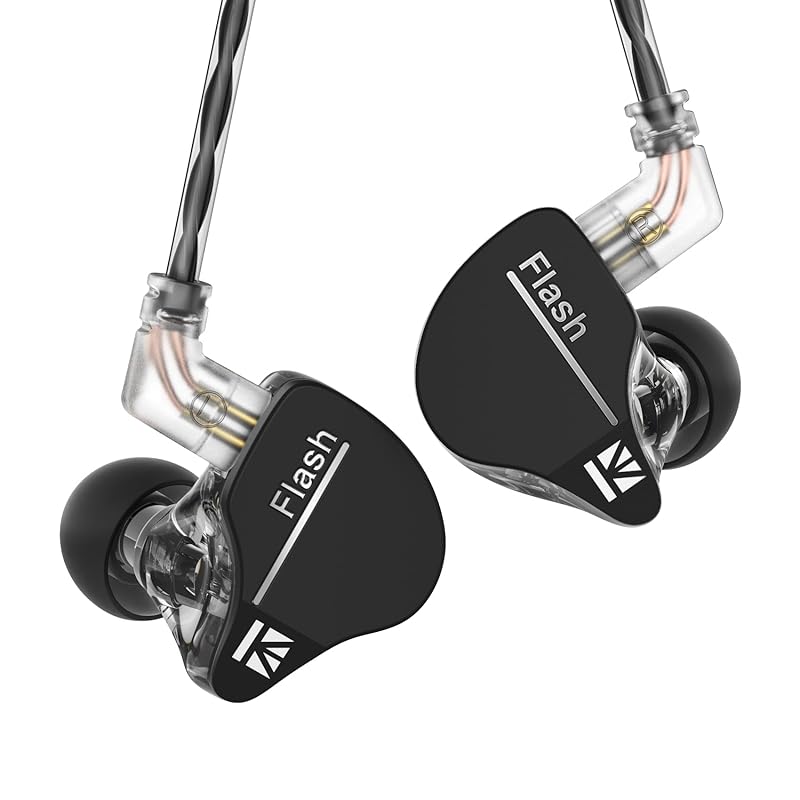 

Yinyoo earphones wired Canal type KBEAR Flash ear monitor hybrid earphones monitor earphones 2pin re-cableable inner ear earphones gaming earphones