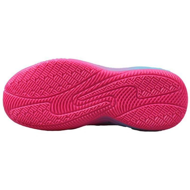 PUMA Court Rider 1.0 Chaos Imbalan Men Fashion Versatile Cushioned Wear Resistant Low Top Basketball Shoes Pink Blue 378613-01