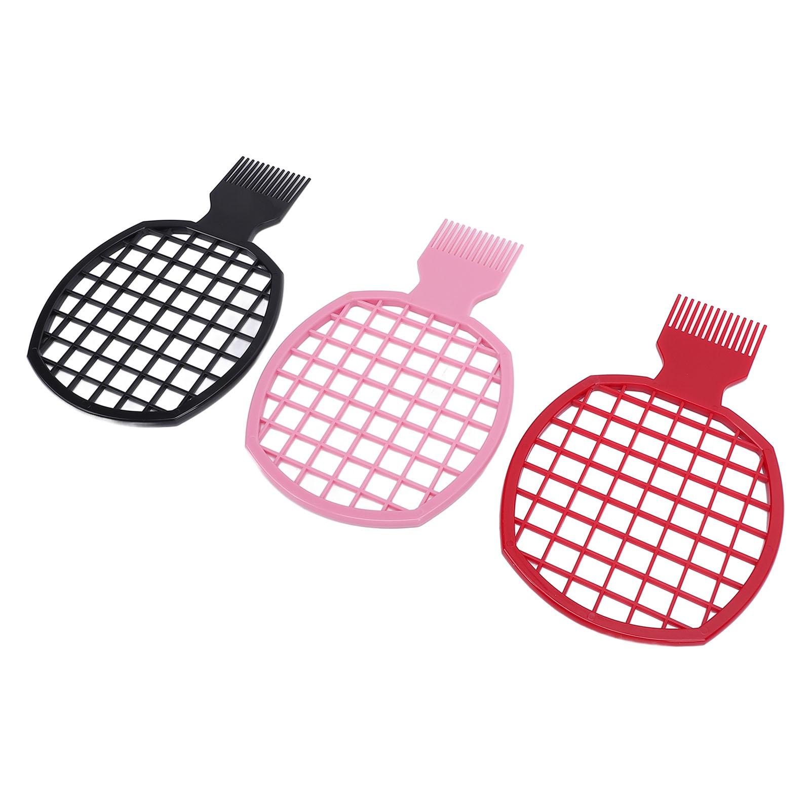 

3 шт. Расческа-твистер двусторонняя парикмахерская инструмент для плетения портативная эргономичная ракетка для волос