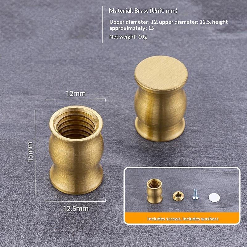 Piedini Mini Tavola in Ottone e Legno 4 Pezzi Riser Antiscivolo per Scatola Gioielli Vassoio Espositore Piccoli Mobili Uso Artigianato Fai da Te