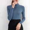 Half Sleeve Knit Sweater Women's Pullover Autumn New Inner Wear Base Layer Candy Top Women