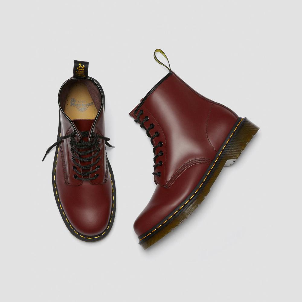 Boots Dr. Martens Cherry Red Smooth 1460 Smooth